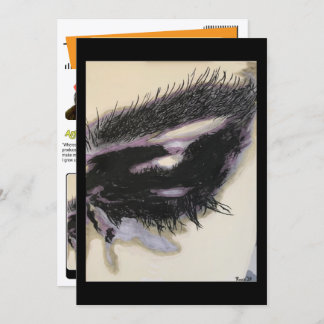 ‘Just a Memory’ Painting on a Small-Scale Print Inbjudningar