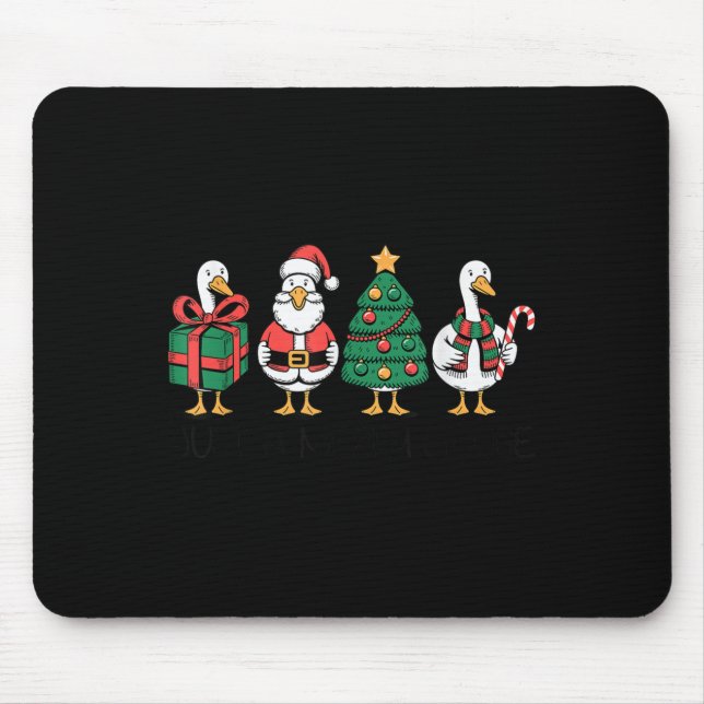 Just A Merry Goose Funny Christmas Silly Goose Xma Musmatta (Framsidan)