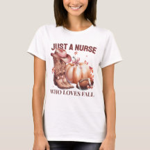 Just a Nurse Who Loves Fall Coquette Western