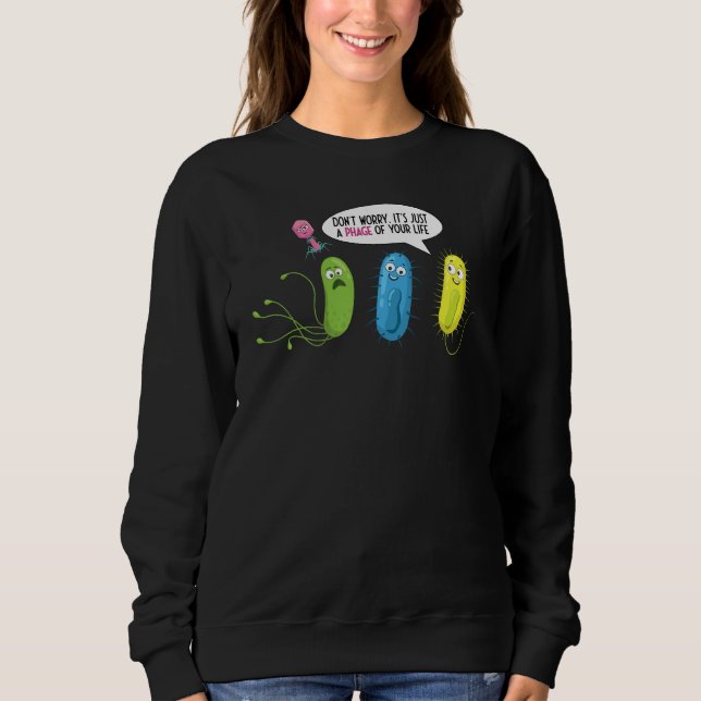 Just A Phage Of Your Life  Bacteriophage T Shirt (Framsida)