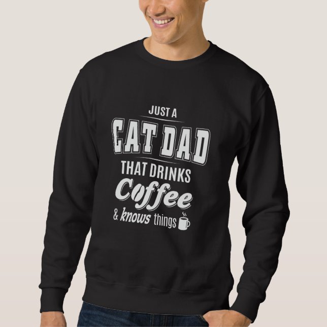 Just A Receptionist Funny Coffee Drinker Lover Gif Lång Ärmad Tröja (Framsida)