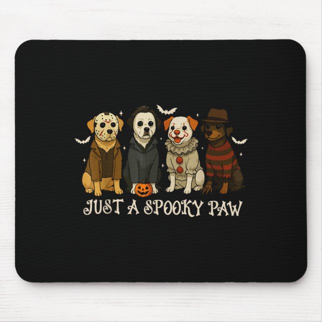 Just A Soky Paw Funny Dog Halloween Characters  Musmatta (Framsidan)