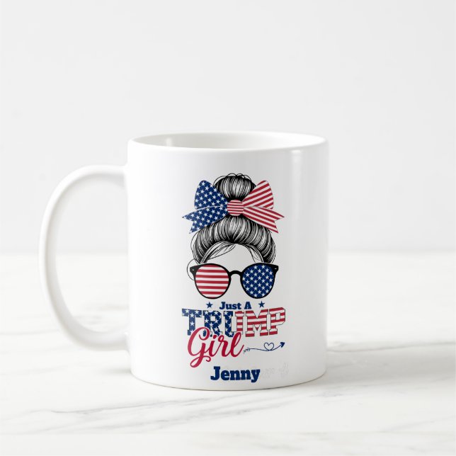 JUst a Trump Kaffe Mugg (Vänster)