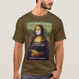 JUST BÄRA A MASK Mona Lisa T-Shirt