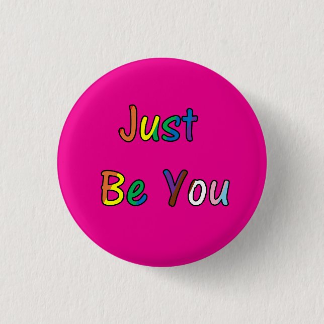 Just Be You Knapp (Framsida)