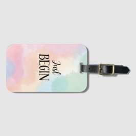 Just Begin Bagagebricka