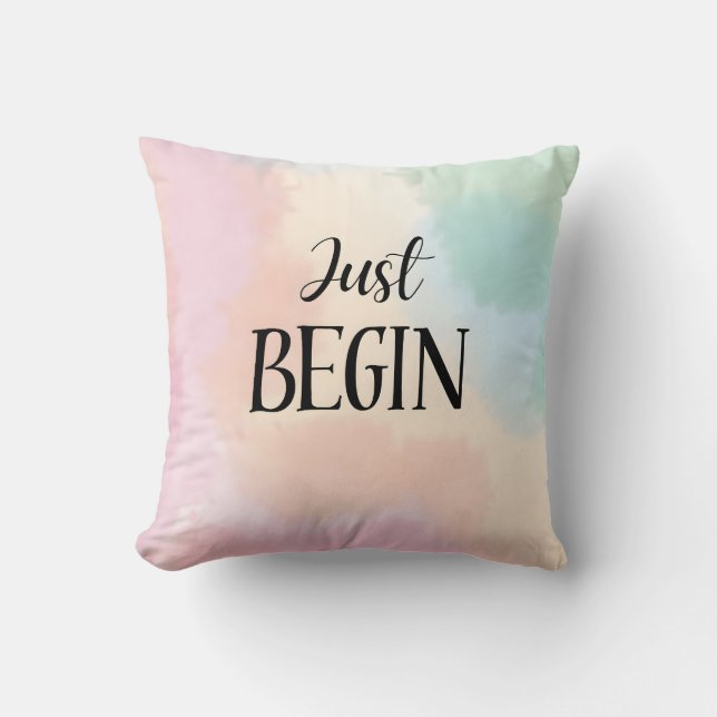 Just Begin Kudde (Framsida)