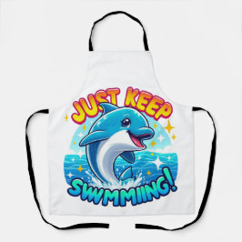 Just Behålla Swimming Dolphin