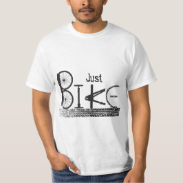 "Just Bike" Graffiti från Bike Parts & Däck Tracks T-shirt
