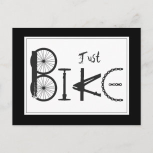 "Just Bike" Graffiti från Bike Parts & Däck Tracks Vykort