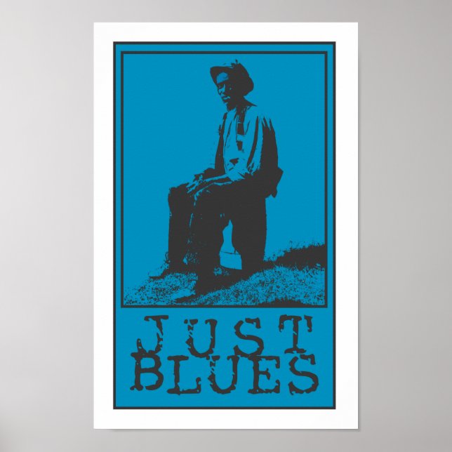 Just Blues Bluesman Poster (Framsidan)