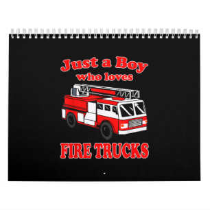 Just Boy WHO Kärlek Firetruck & Småbarn Firefigh Kalender