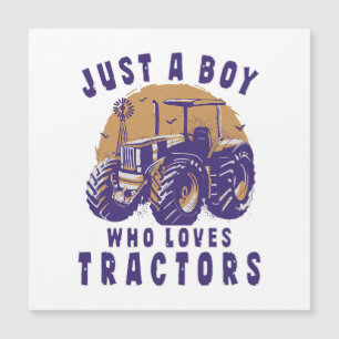 Just Boy WHO Kärlek Trtors Farm Lastbilar