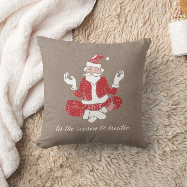 Just Breathe Yoga Santa Kudde (Filt)