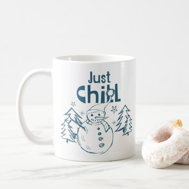 Just Chill Playful Christmas Kaffemugg (Med munk)