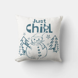 Just Chill Playful Christmas Kudde