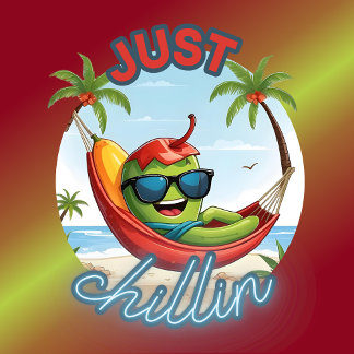 Just Chillin Chili Hammock Beach T Shirt