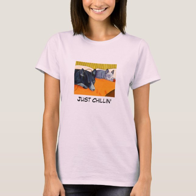 Just Chillin' Tee Shirt (Framsida)