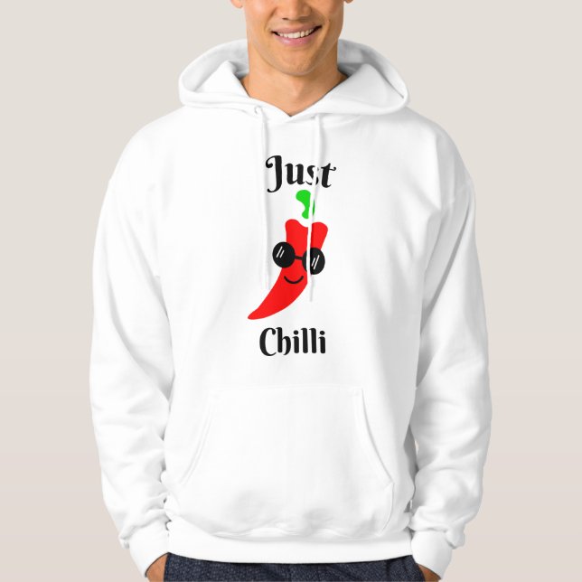 Just chilling chilli hoodie (Framsida)