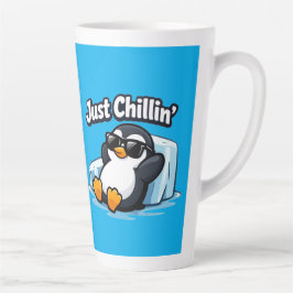 JUST CHILLING PINGUIN Throw Pillow