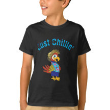 Just Chillin'Island Parrot T-Shirt