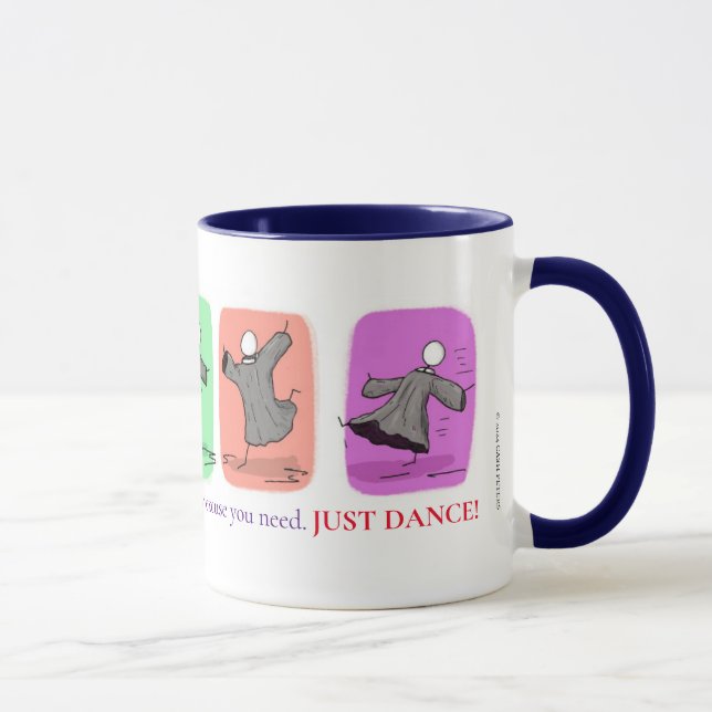 "Just Dance" 11oz-kaffe mugg (Höger)