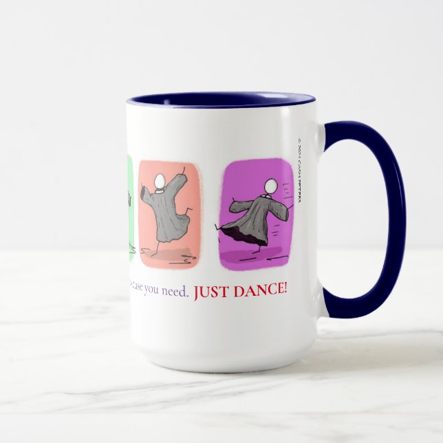 "Just Dance" 15 oz kaffe Mugg (Höger)
