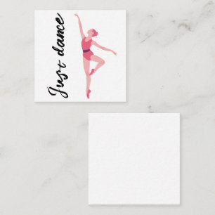 Just Dance Ballerina-anteckningskort Elegant Bal Anteckningskort