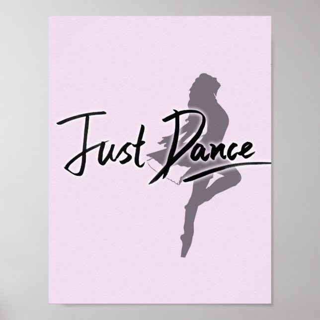 Just Dance Poster (Rosa) (Framsidan)