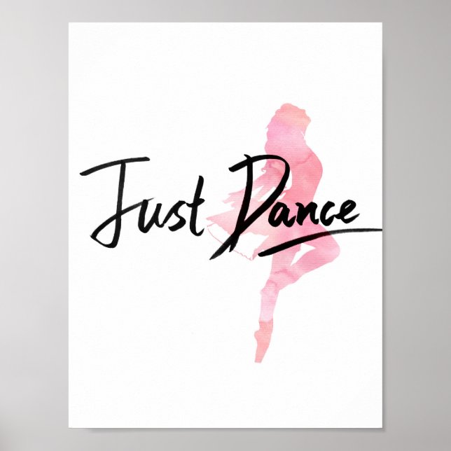 Just Dance Poster (vit) (Framsidan)