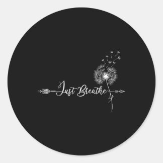 Just Dandelion Tatto Arrow Breathing Dandelion Fl Runt Klistermärke