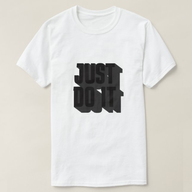 JUST DO IT 3D BOLD TEE (Design framsida)