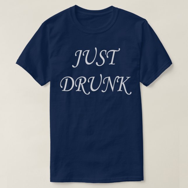 Just drunk Möhippa bröllop T Shirt (Design framsida)