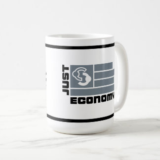 Just Economy Coffee Mugg grått and black