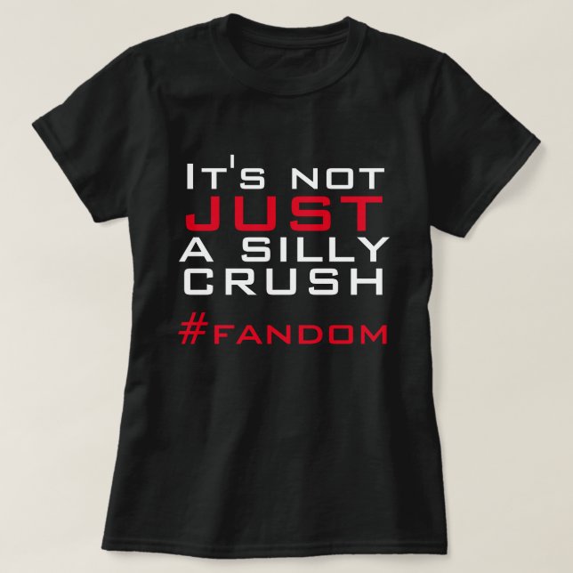 Just Fandom T-shirt (Design framsida)
