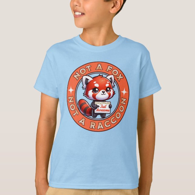 Just Fantastisk Red Panda T Shirt (Framsida)