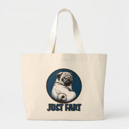 Just Fart Doggie Jumbo Tygkasse