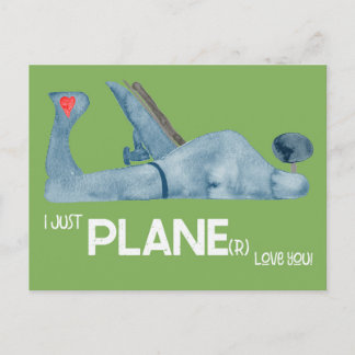 Just Flygplan(r) Kärlek You Verktyg Valentiness vy Vykort