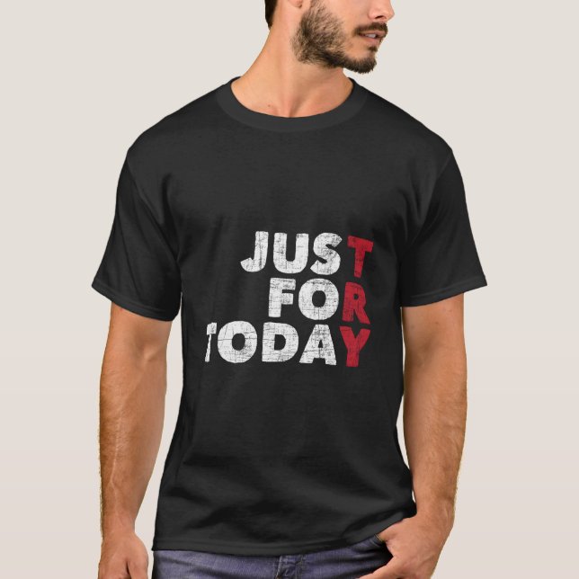 Just för i dag - Sobriårsdagen Sober Aa Na T Shirt (Framsida)