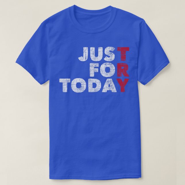 Just för Idag är det sobridag, Sober AA NA Rec. T Shirt (Design framsida)