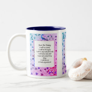 Just för idag, Peacock Färg inspiration Två-Tonad Mugg