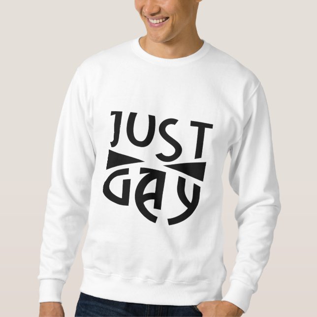 Just Gay  Lång Ärmad Tröja (Framsida)
