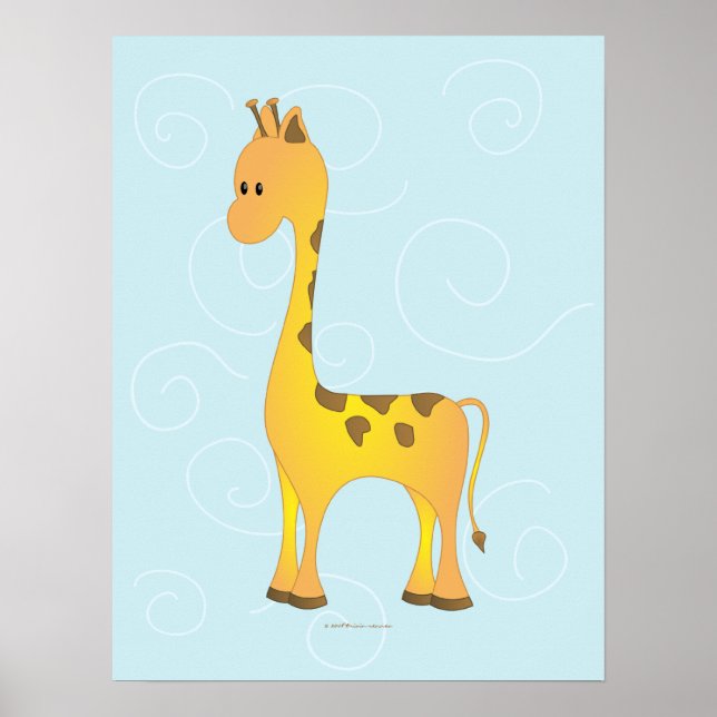 Just Giraffe Poster (Framsidan)