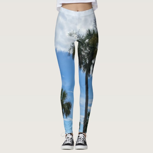 Just Handflatan Träd Leggings (Framsida)