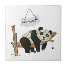 Just Hangin'Ceramic Tile - Adiela Akoo