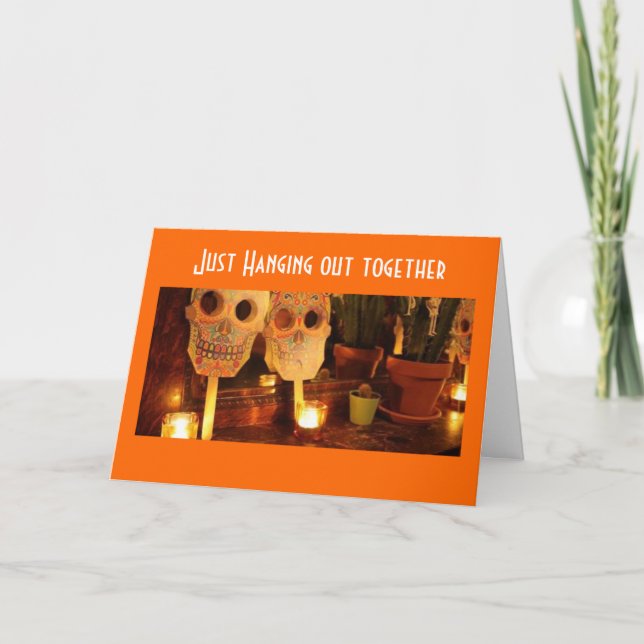 JUST HANGING OUT-LYCKLIG 40:E KORT (Framsida)