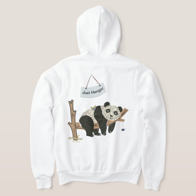 Just Hangin'Hoodie av Poet Adiela Akoo T Shirt (Laydown Baksida)