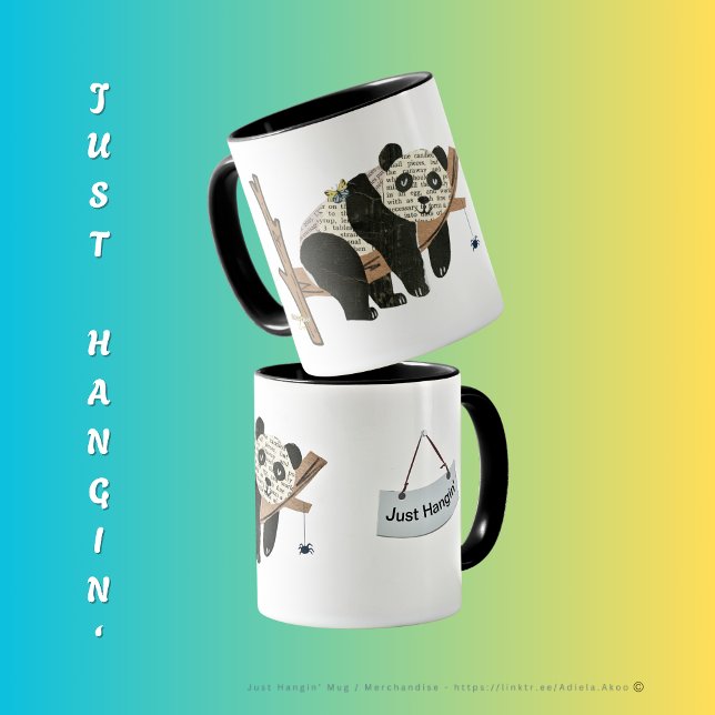 Just Hangin'Mugg - Adiela Akoo Mugg (Just Hangin' Mugs designed by Poet Adiela Akoo. Shop my store for more fab finds & great gift ideas!)