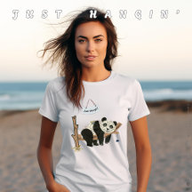 Just Hangin'T-Shirt designad av Poet Adiela Akoo