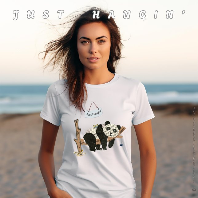 Just Hangin'T-Shirt designad av Poet Adiela Akoo T Shirt (Just Hangin' T-Shirt designed by Poet Adiela Akoo. Pair it with a matching cap, bracelet & tote now!)